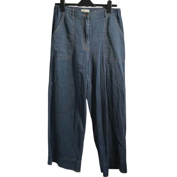 Max Studio London Jeans Blue Womens Size Large - Picture 2 of 5